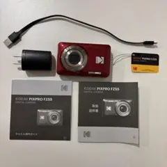 KODAK PIXPRO FZ55 本体 レッド コンパクトデジカメのサムネイル
