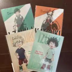 僕のヒーローアカデミア　一番くじ　クリアファイル　爆豪勝己　緑谷出久