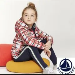 プチバトー　ナイロンジャケット(フード付き/取り外し不可) 6ans/116cm