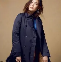 ICB シームレスダウンコート 11号 ネイビー