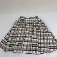 LODISPOTTO ロディスポット　チェック柄　フレアスカート　ウールスカート