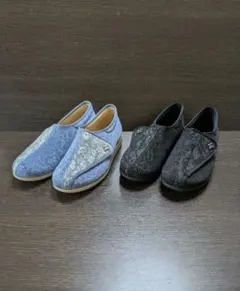 ✨️美品✨️ゆったり快適！ アサヒ 快歩主義 22.0 EEE ブラックとブルー