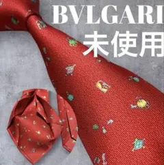 新品未使用　世界最高峰　ブルガリセッテピエゲ　ネクタイ 新品 BVLGARI ブルガリ ネクタイ ブルー セッテピエゲ 箱付き - メルカリ