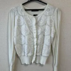 週末限定降價 向日葵花邊針織衫