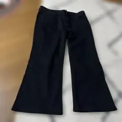 黒 デニム フレアパンツ　GU 3XL きれいめ