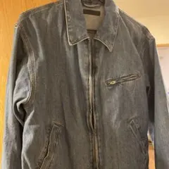 デニムブルージャケット ジップアップ