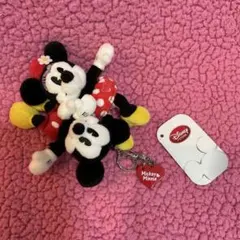 【Disney】　ミッキーマウス ぬいぐるみキーホルダー