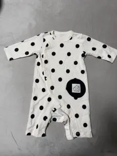 ドットデザインロンパース 60-70cm