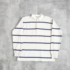 80s 90s L.L.Bean エルエルビーン ボーダー ラガーシャツ ロンT