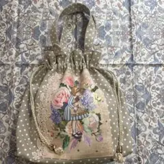 ジョリーフルール　巾着バッグ