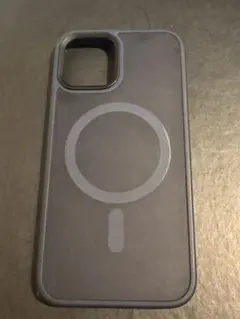 iPhone12 MagSafe対応 iPhoneケース クリア・ダークブルー