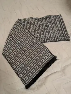 ✨GIVENCHY ジバンシー✨マフラー ウール混 4Gロゴ 紺 青 イタリア製