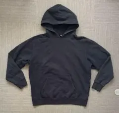 ◆【希少】90s OLD UNIQLOプルオーバーパーカー ブラックXL 無地