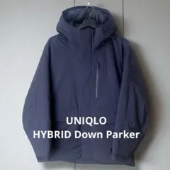 UNIQLO ハイブリッドダウンパーカー ネイビー S 美品 ユニクロ