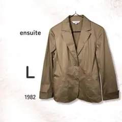 ensuite エンスウィート テーラードジャケット L ベージュ ストレッチのサムネイル