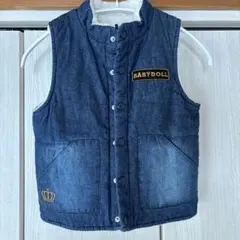 BABYDOLL デニムダウンベスト