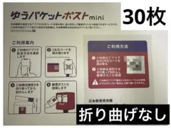 ゆうパケットポストmini 30枚★専用封筒★24時間以内配送