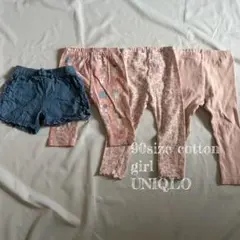 UNIQLO 西松屋　ベビー レギンス ショートパンツ 4点セット 90