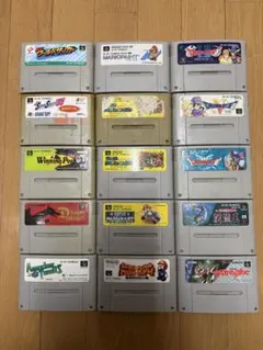 ド*※様 【動作未確認】スーパーファミコン ソフト15本まとめ売り ドラクエ/マ