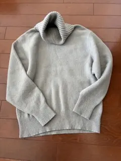 ドウーズィエムクラスミドルゲージタートルセーター