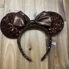 ブラウンミニー耳カチューシャ