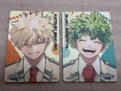 僕のヒーローアカデミア 原画展 マグネットステッカー 緑谷出久・爆豪勝己