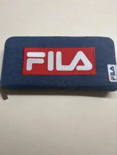FILA デニム ラウンドファスナー長財布のサムネイル
