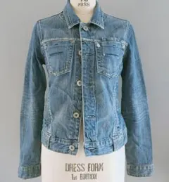 ヤヌーク YANUK デニム 美品 Gジャン ストレッチ