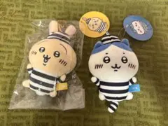【美品】ちいかわぷちミニマスコット（囚人）　ハチワレ　うさぎ