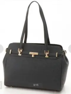 PINKY&DIANNE スパークリング トート (ブラック)