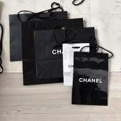 CHANEL ロゴ入り紙袋 5枚セット