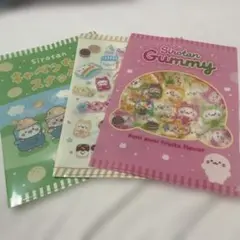 しろたん おやつくじ　クリアファイル 3枚セットのサムネイル