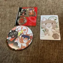 ジャンプ+展　缶バッジ　カード　アクスタ　ラーメン赤猫　文蔵　サブ