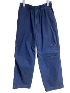 ユニクロ:C ワイドパラシュートパンツ/デニム　M