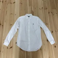 ラルフローレン　ボタンダウン　ホワイト　メンズsサイズ