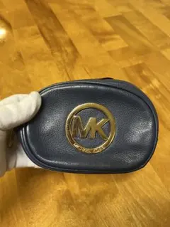 MICHAEL KORS ネイビー ポーチ