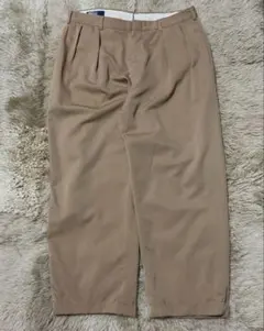 Ralph Lauren ギャバジンスラックス クリーム色 90s レア物 - メルカリ