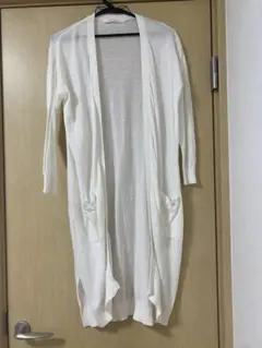 ふむふむ様専用 Lugnoncure ホワイトロングカーディガンのサムネイル