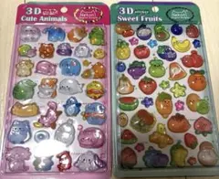 Nekoni 3D 立体シール 硬め 海外雑貨