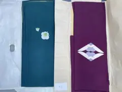 ●K7● 2着　着物　呉服　婦人用　大量まとめ　アンティーク　中古　紙袋付き