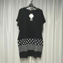 水玉　XL、3L、4L向き　新品　タグ付き　チュニック　フリーサイズ　と④