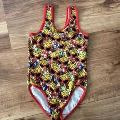 SPEEDO 競泳水着 レッド イエロー 総柄 - メルカリ