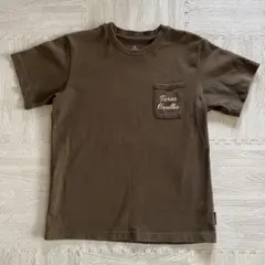 Taras Boulba ポケット付きTシャツ ブラウン