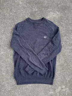 FRED PERRY ネイビー ニット M