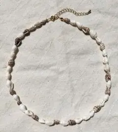 No.56 ハンドメイド　貝殻　シェル　ネックレス　チョーカー