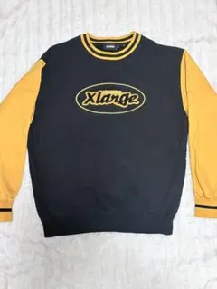 XLARGE トレーナー M 黒/黄