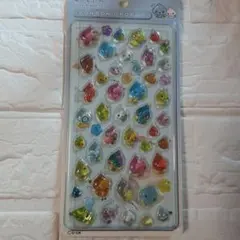 【森の仲間たち】3Dうるちゅる立体ボンボンぷくぷくドロップふうシールしずくちゃん