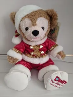 ダッフィーぬいぐるみ　クリスマスコスチューム　　ディズニー