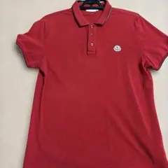 MONCLER ポロシャツ レッド Sサイズのサムネイル