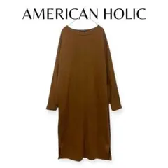 【アメリカンホリック】ワンピース ゆったり size F a762